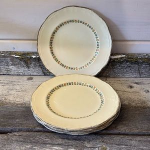 4 Antique Plates